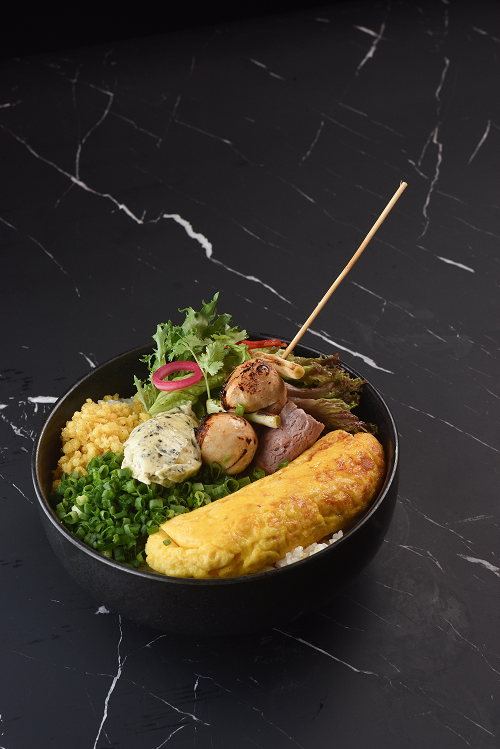 Omelette Fish Yakitori Fire Melt Butter